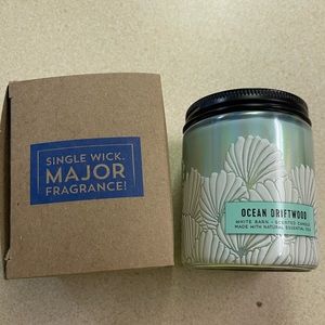 NWT Bath & Body Works Single Wick Candle OCEAN DRIFTWOOD